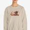 Longhaired Dachshund Autumn Sweatshirt for Women - Crew Sweatshirt